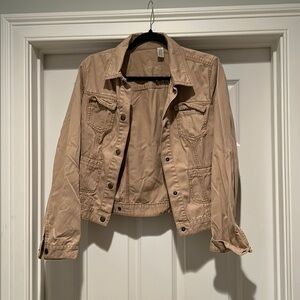 Caribbean joe khaki jacket size medium